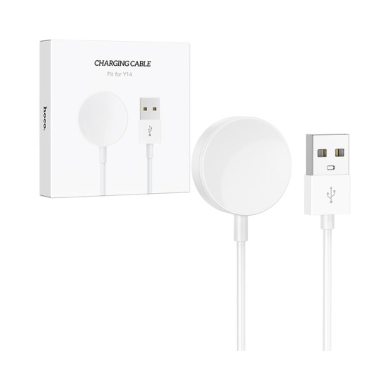 Carregador Sem Fio Hoco Para Smartwatch Y14 Sports 80cm Branco